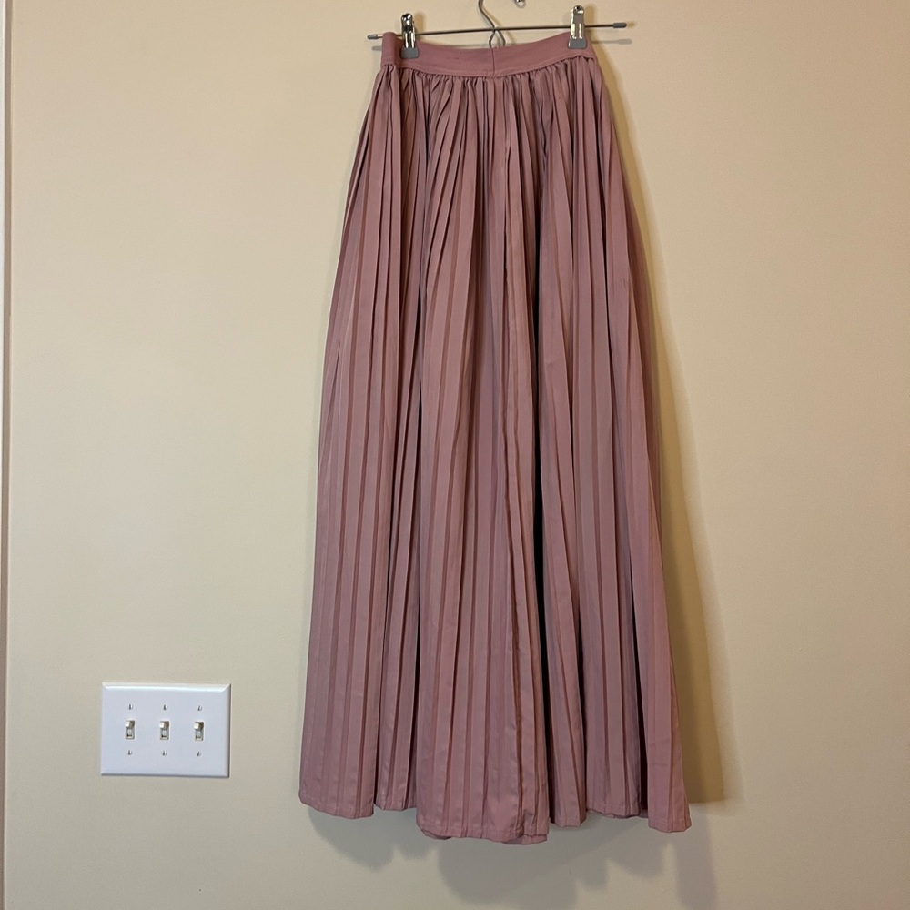 Midi Pleated Skirt
